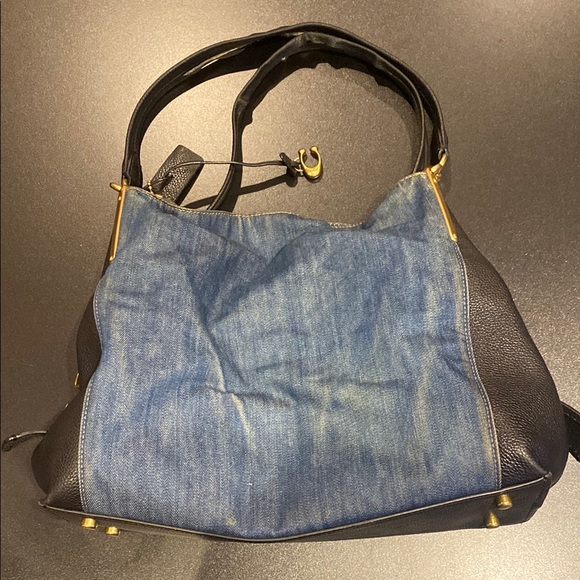 Coach Black and Blue Shoulder Bag - Picture 1 of 3